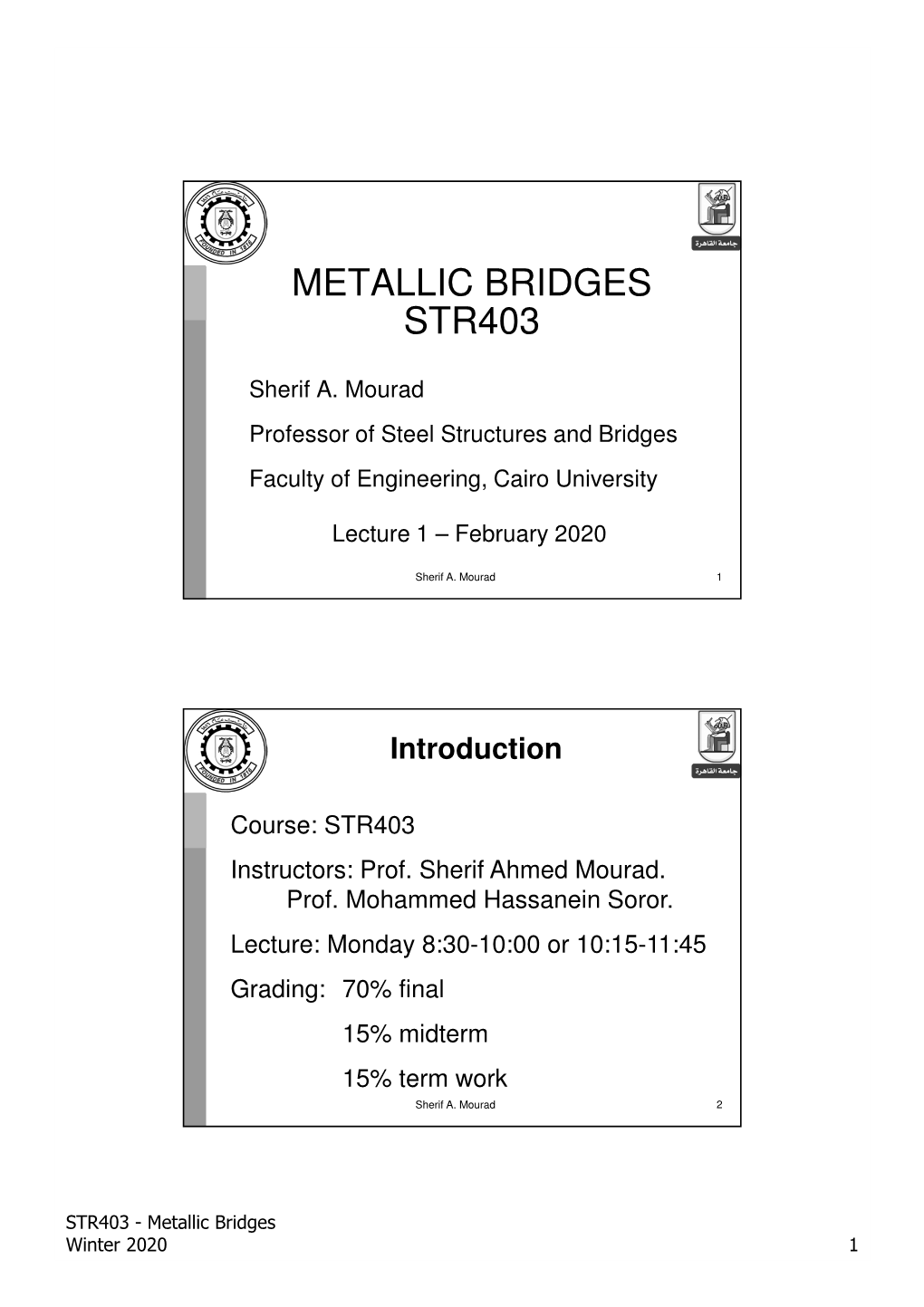 Metallic Bridges Str403