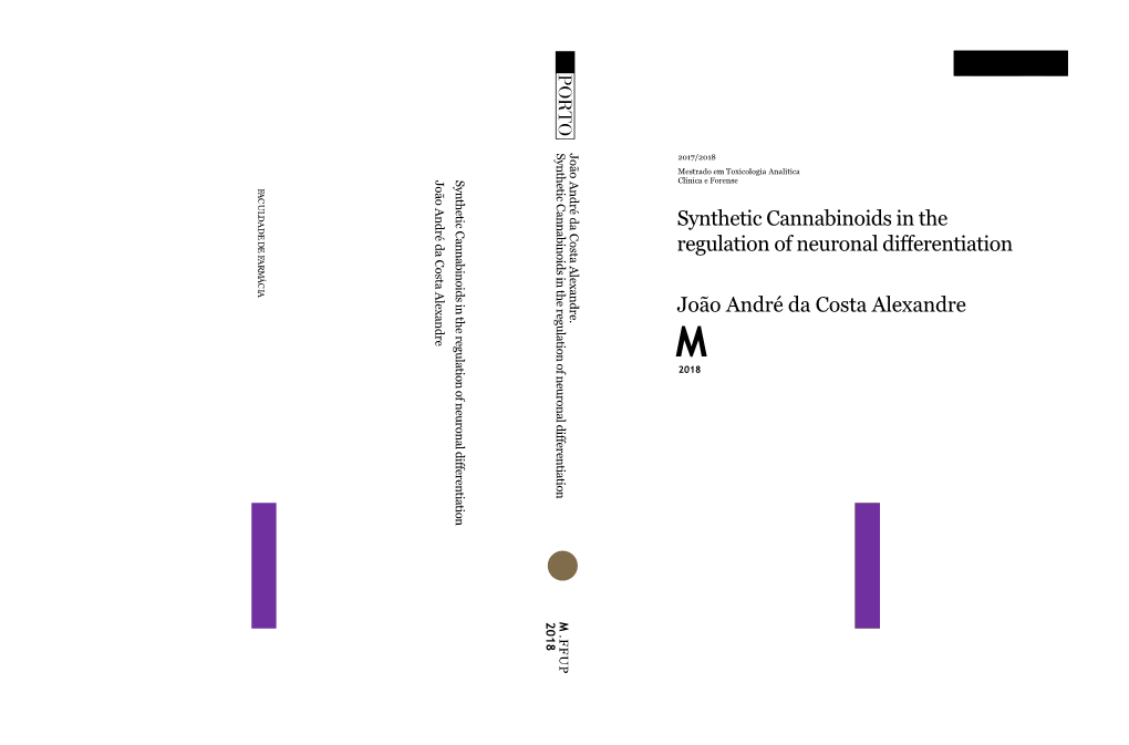 Synthetic Cannabinoids in the Regulation of Neuronal Differentiation Clínica E Forense