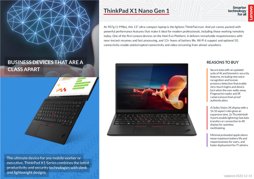 Thinkpad X1 Nano Gen 1