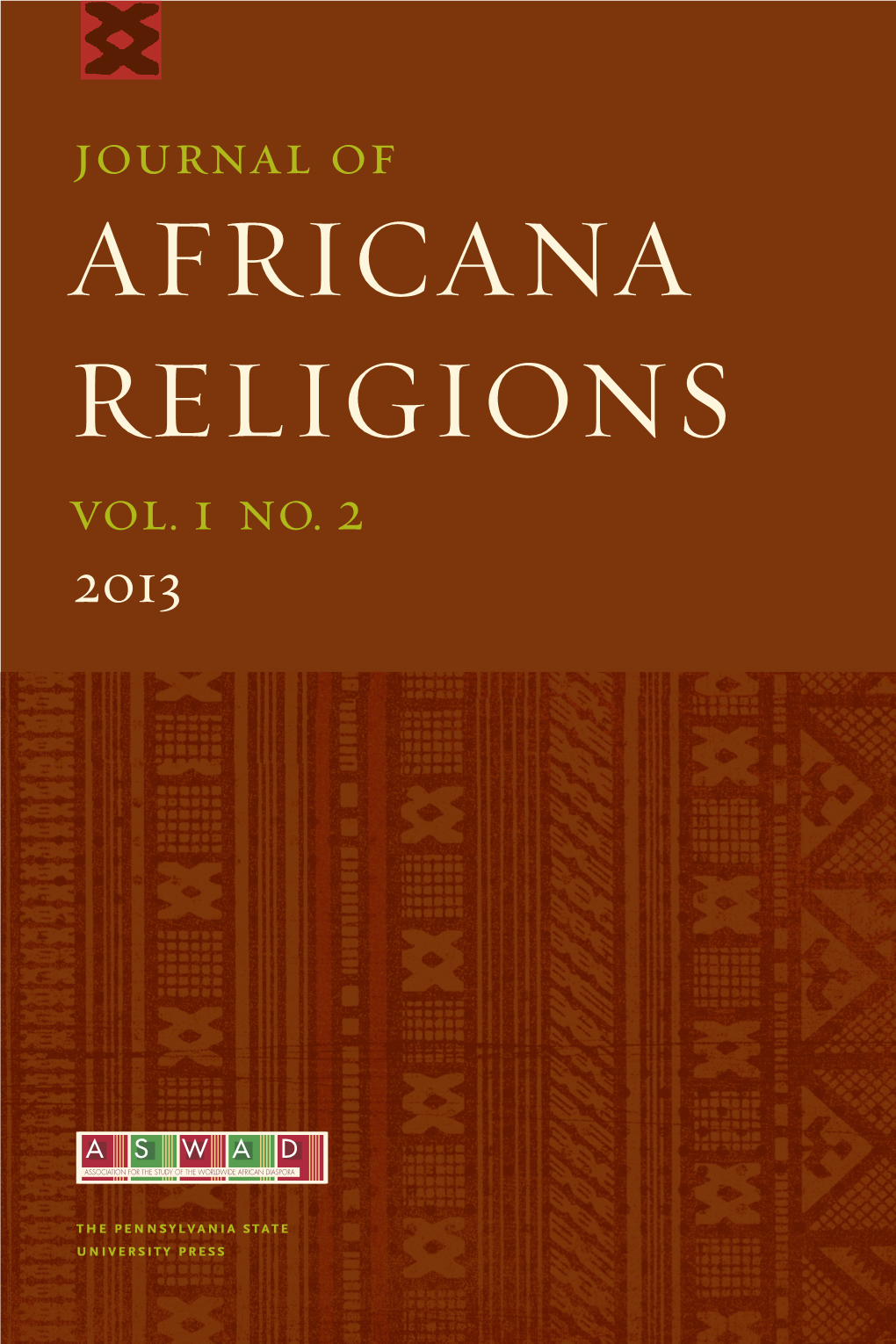 AFRICANA RELIGIONS Vol