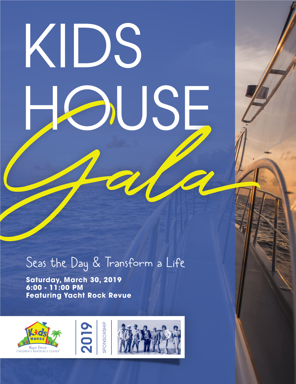 Kids House 2019 Gala Sponosr Packet.Pdf