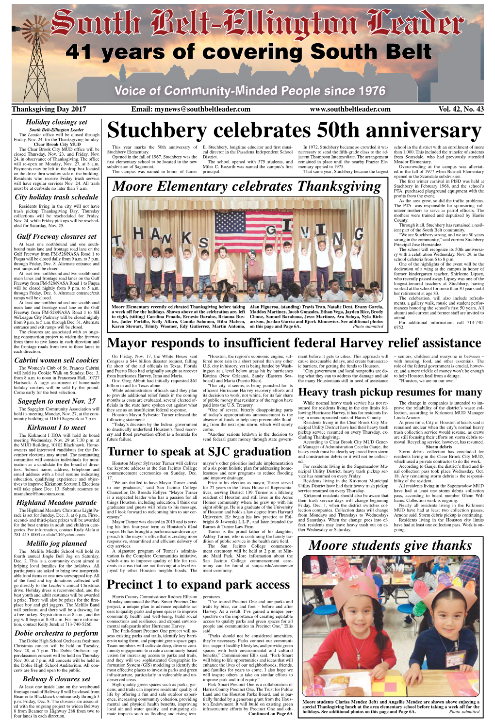 Stuchbery Celebrates 50Th Anniversary Friday, Nov