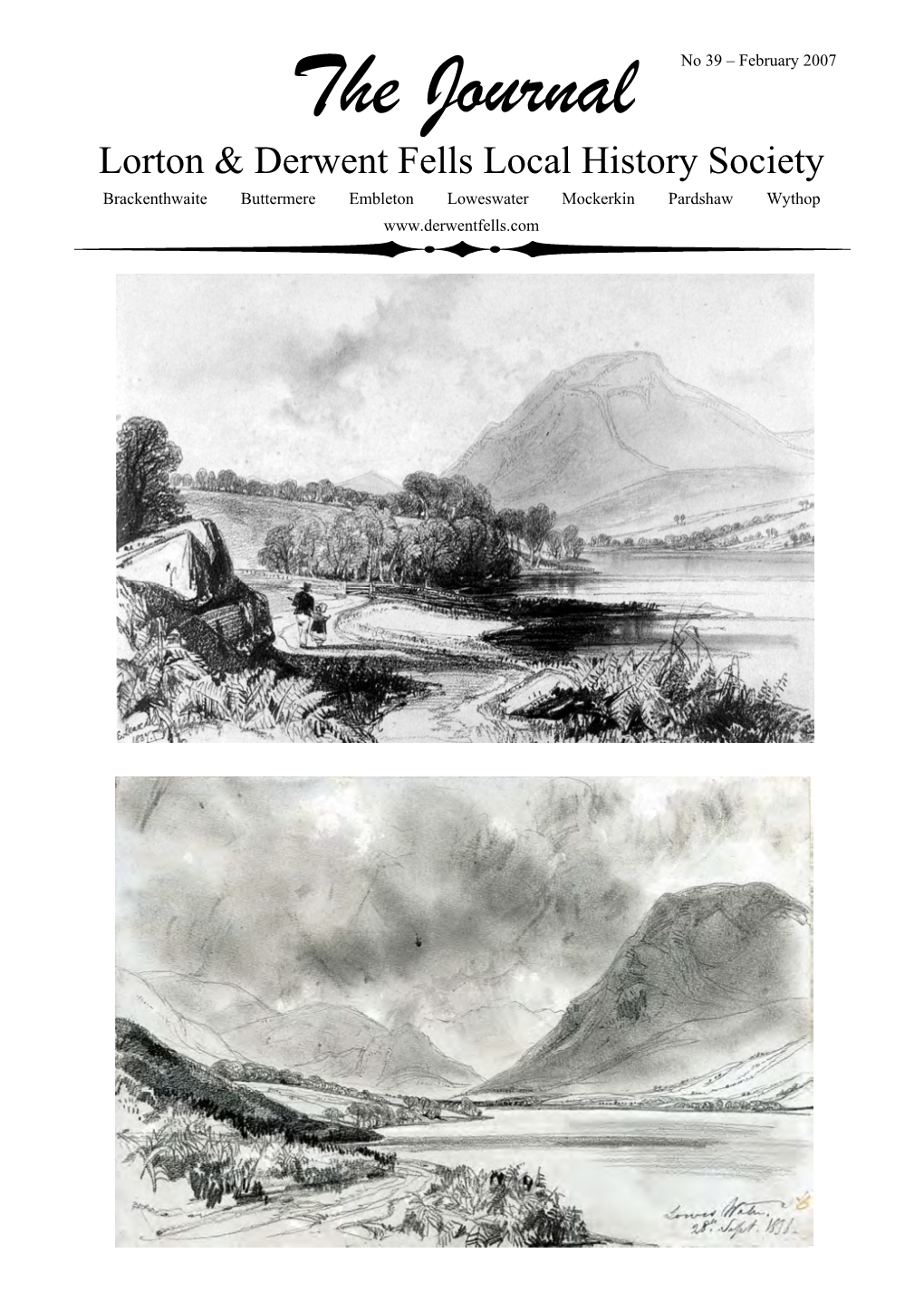 Wordsworth and Coleridge in the Derwent Fells Townships