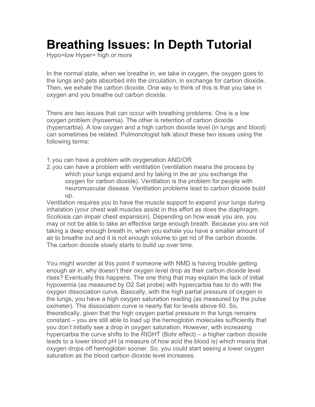 Breathing Issues: in Depth Tutorial Hypo=Low Hyper= High Or More