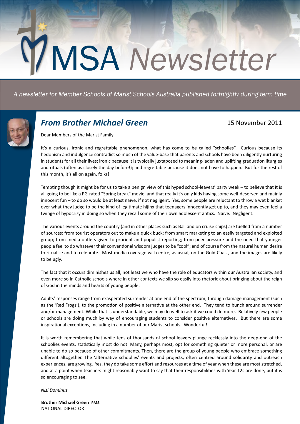 MSA Newsletter