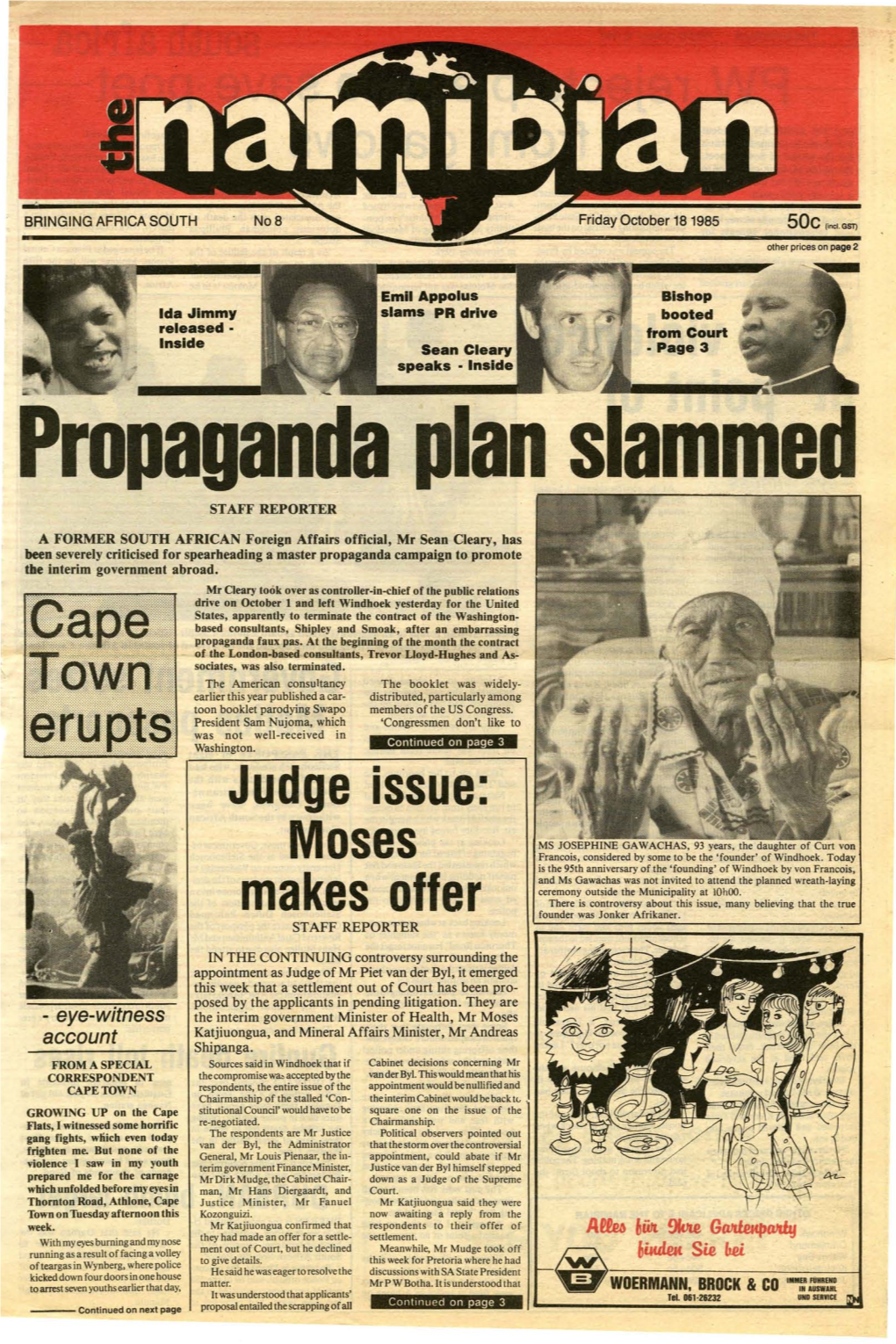 18 October 1985