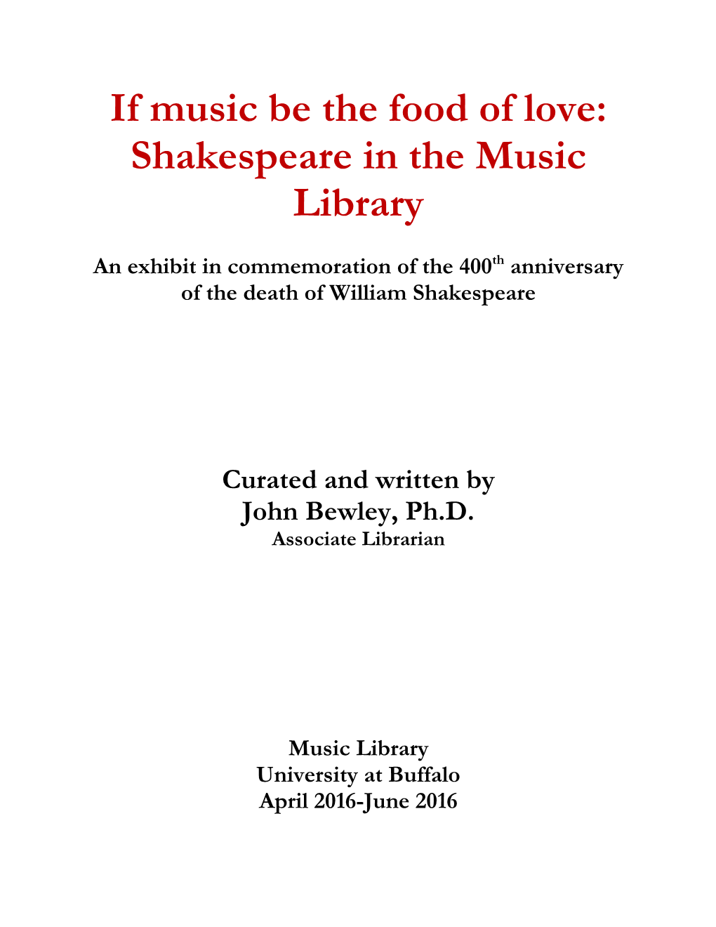 Shakespeare in the Music Library (PDF)