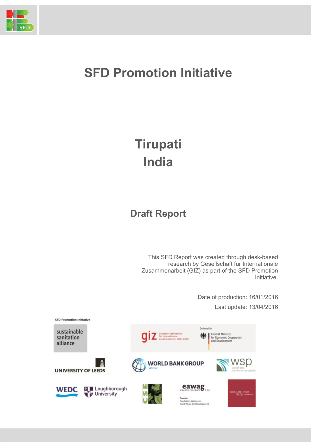 SFD Promotion Initiative Tirupati India