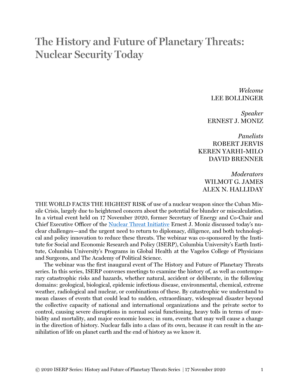 Nuclear Security Today