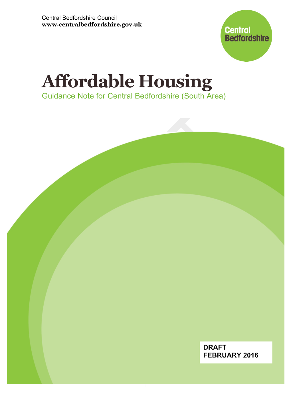 Affordable Housing Guidance Note for Central Bedfordshire (South Area)