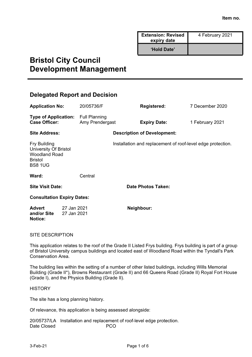 Bristol City Council Development Management