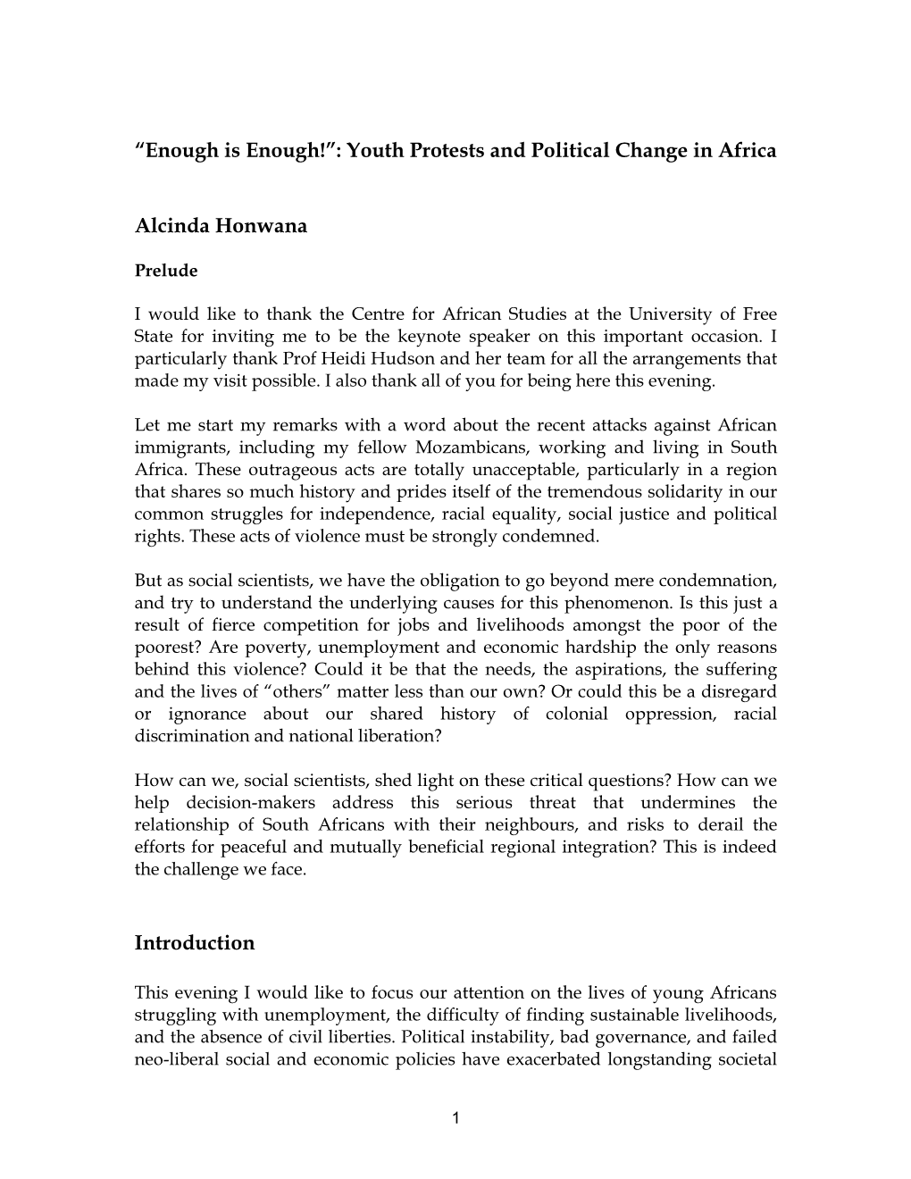 Youth, Waithood and Protest Movements in Africa
