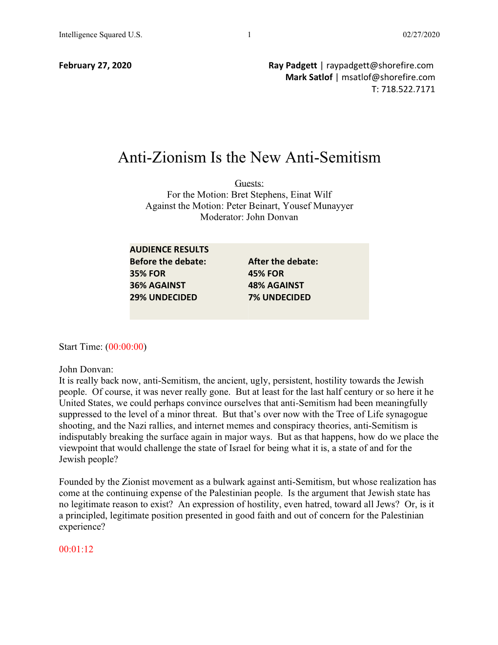 Anti-Zionism Is the New Anti-Semitism