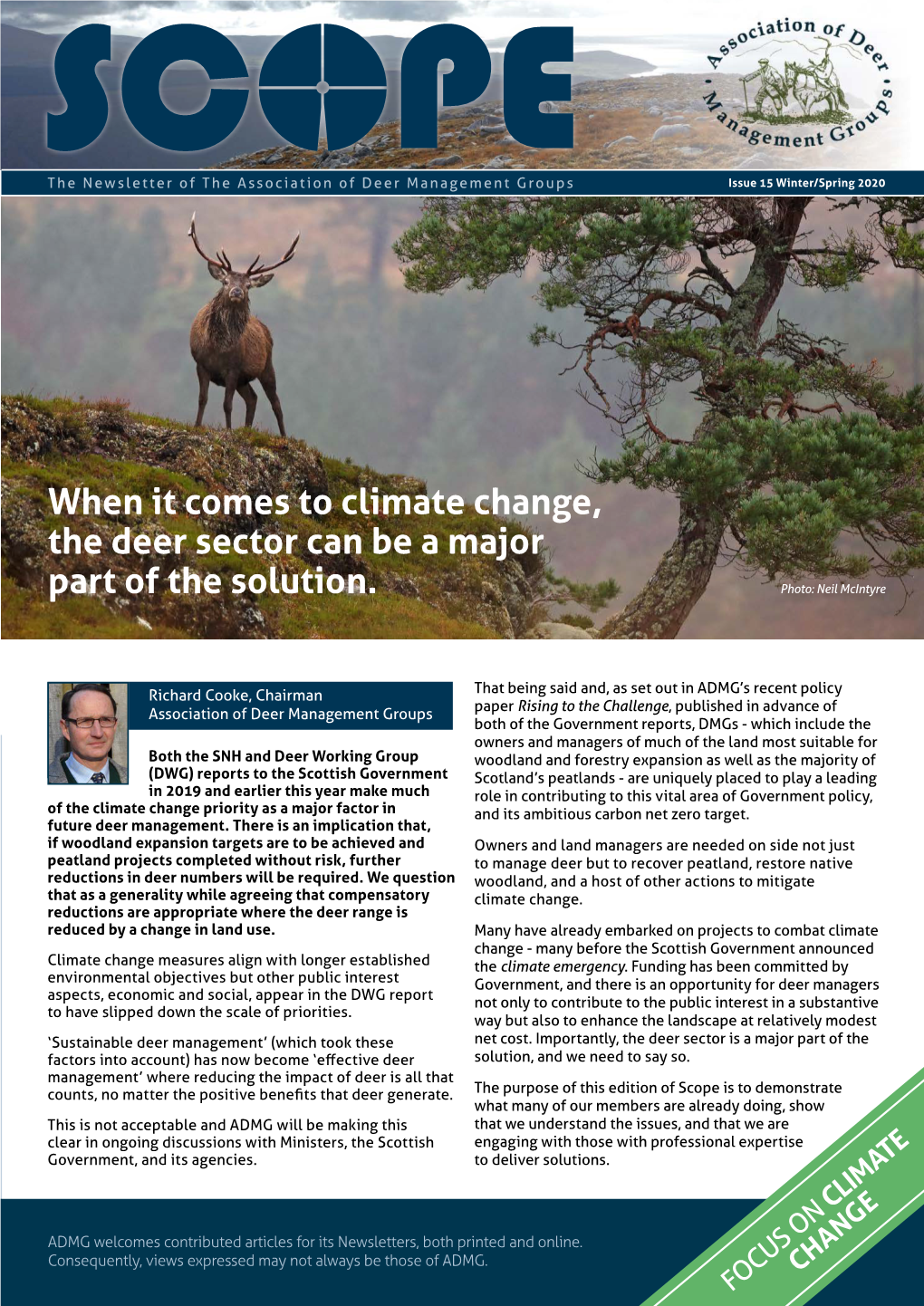 When It Comes to Climate Change, the Deer Sector Can Be a Major Part of the Solution