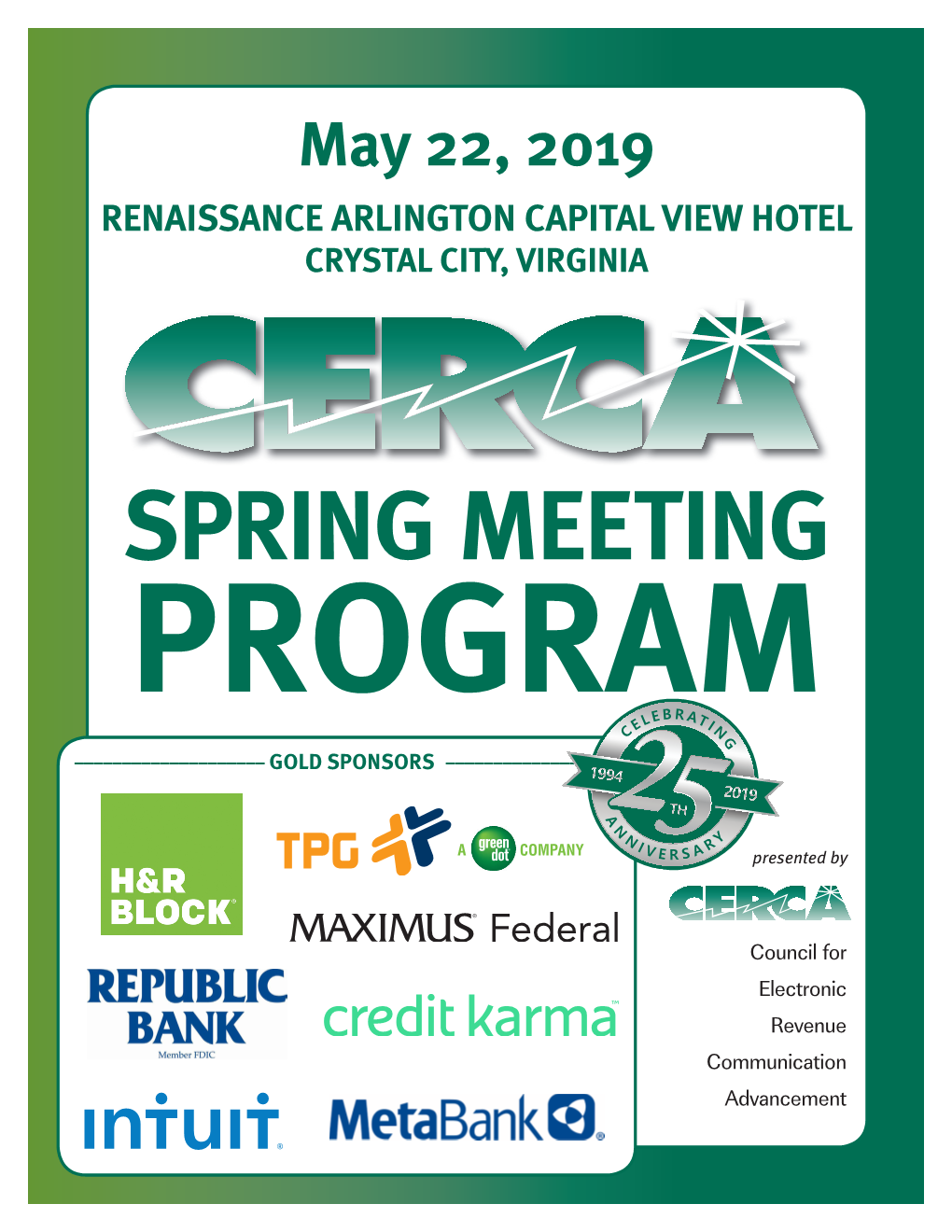 Spring Meeting Program