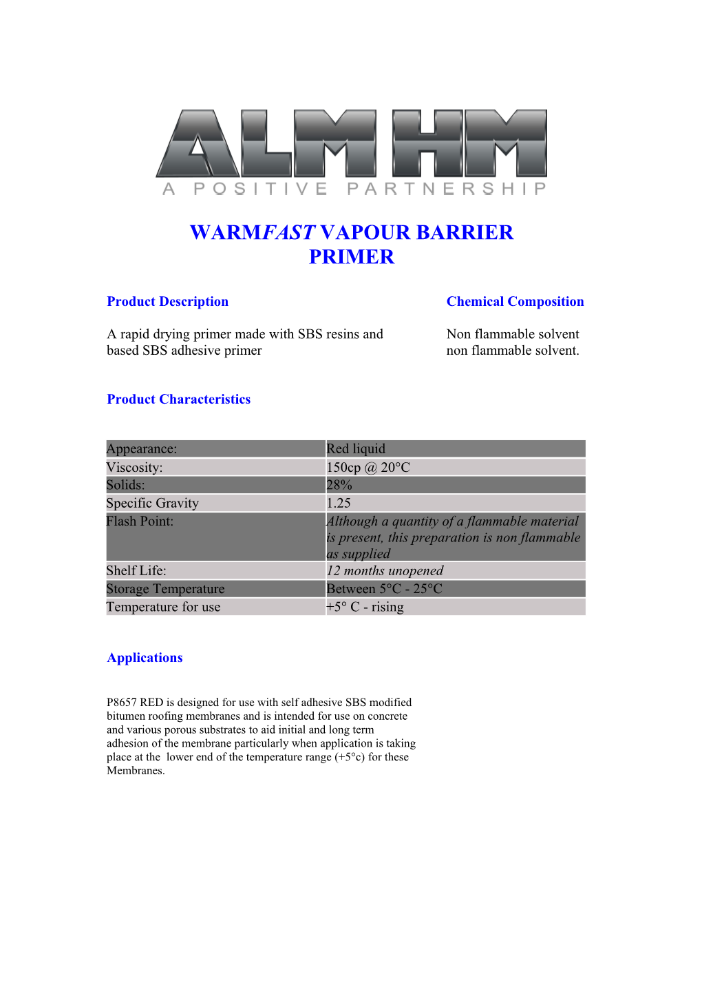 Product Description Chemical Composition