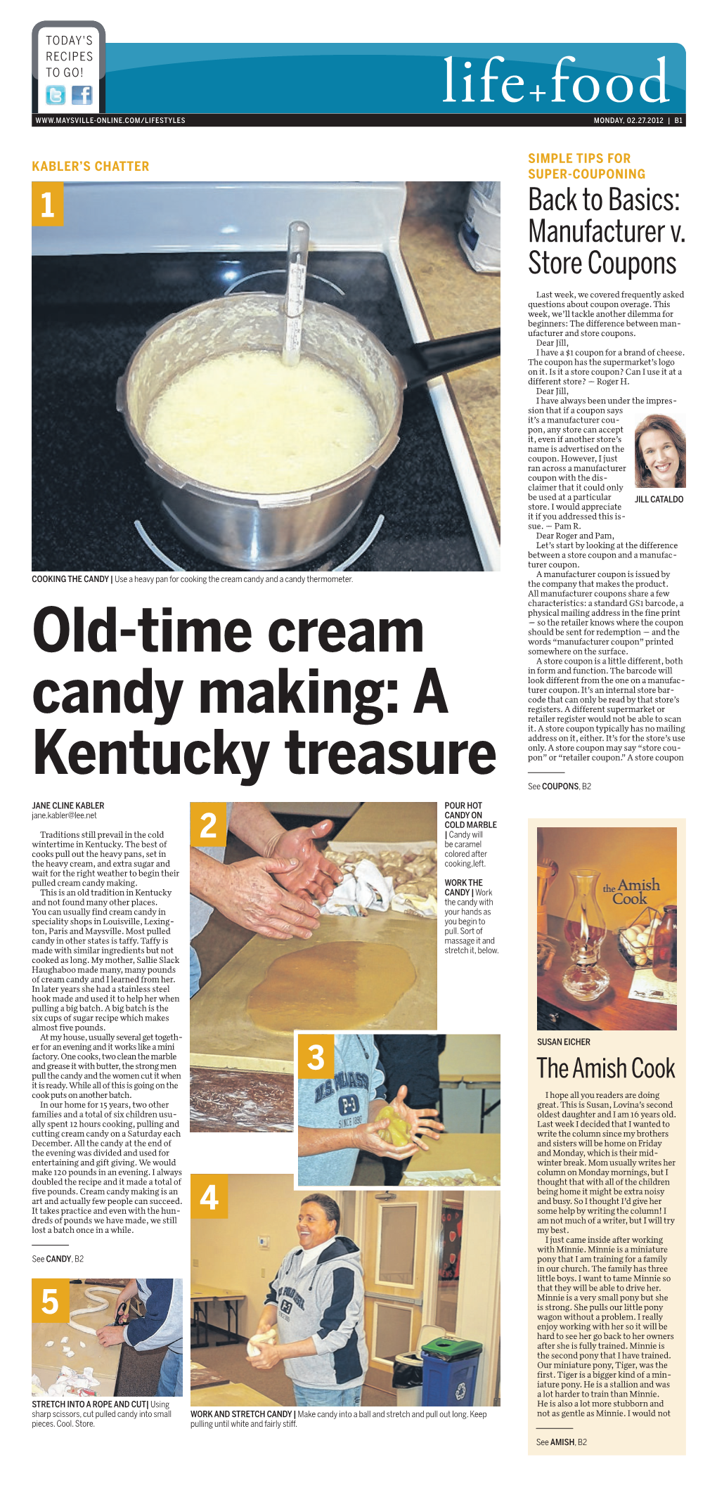 Old-Time Cream Candy Making: a Kentucky Treasure