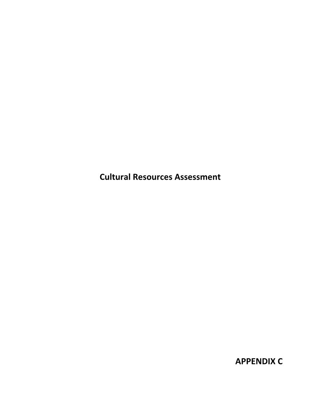 Cultural Resources Report for the 31.27 Acre