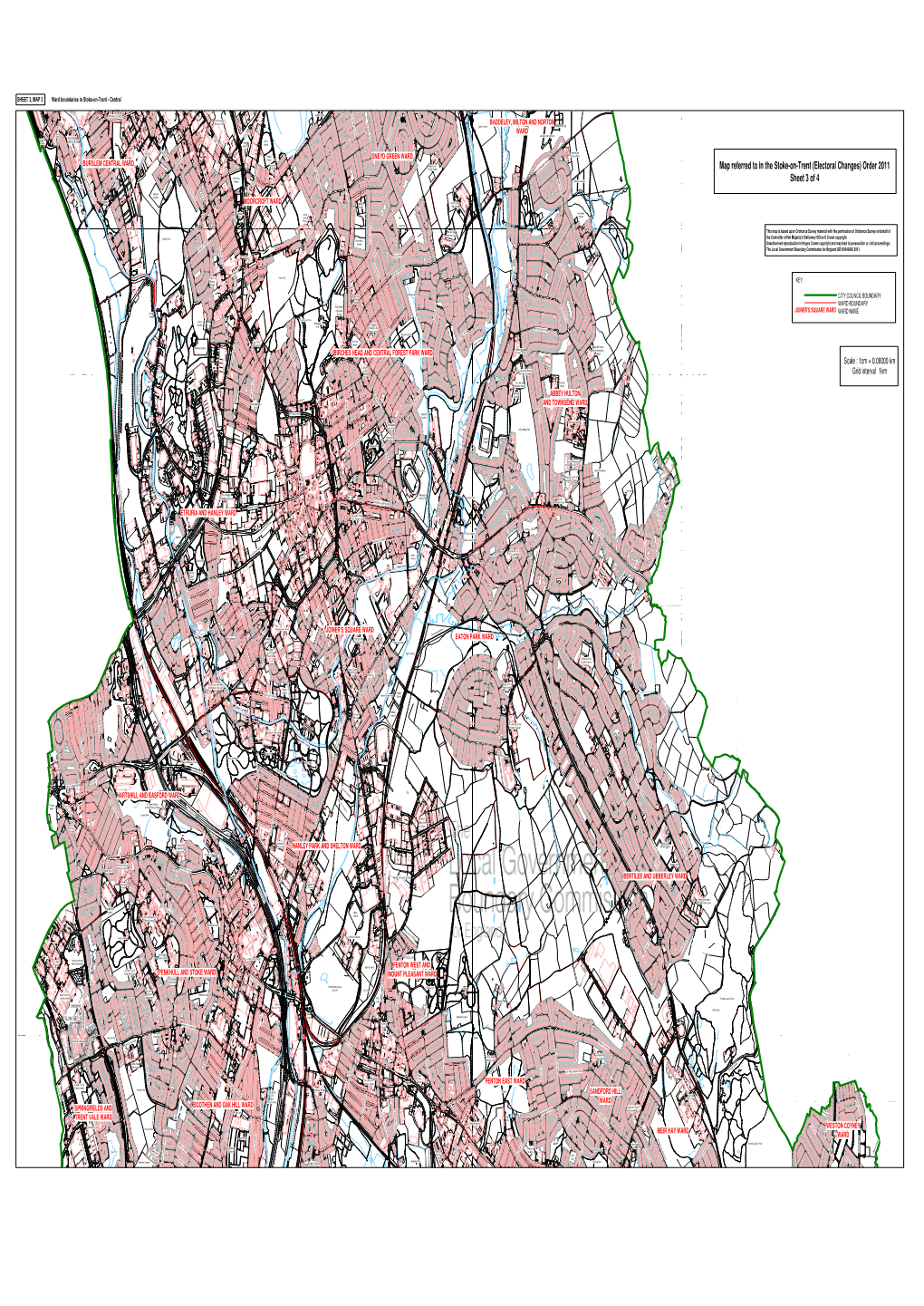 Map Referred to in the Stoke-On-Trent (Electoral Ch Map Stoke-On-Trent the in Referred To