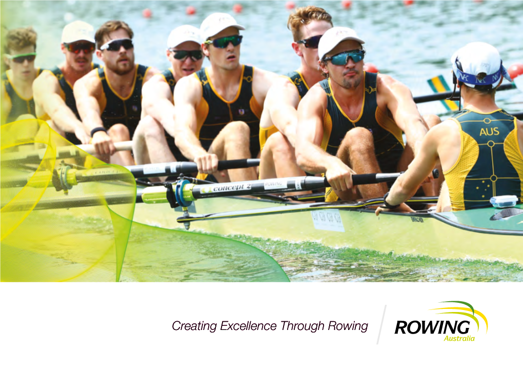 Creating Excellence Through Rowing