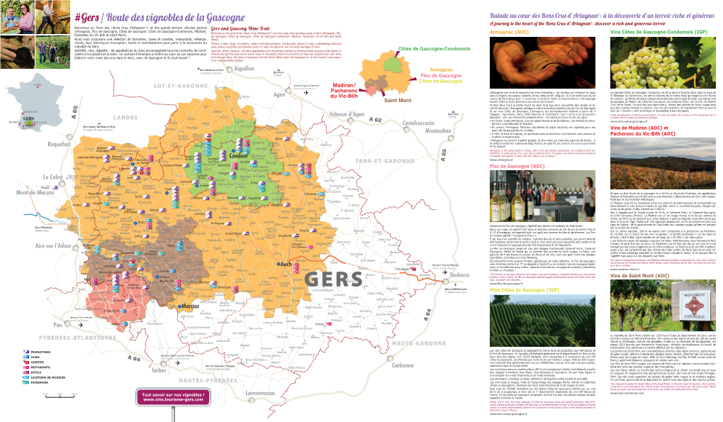 Gers / Route Des Vignobles De La Gascogne