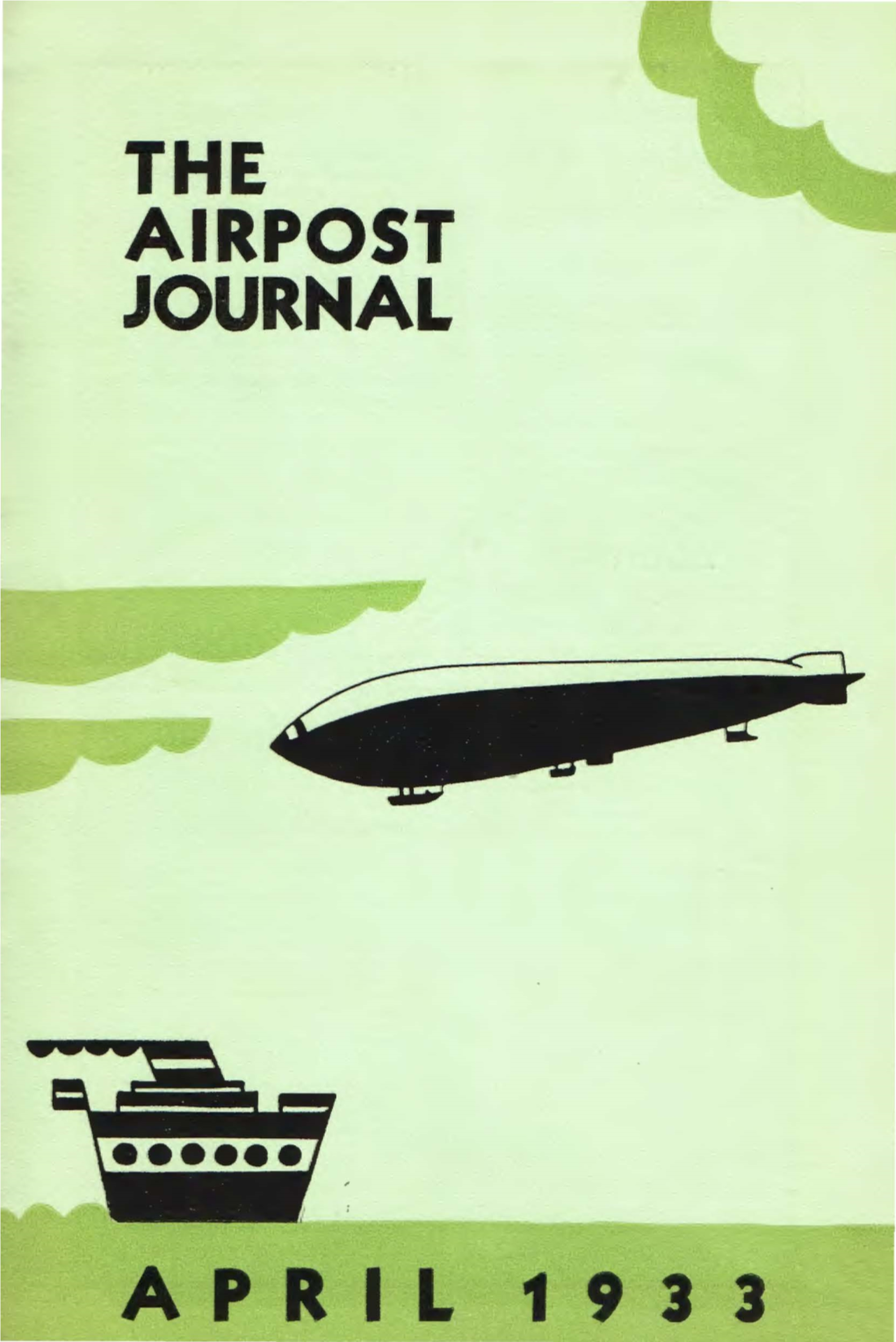 Airpost Journal April 1933