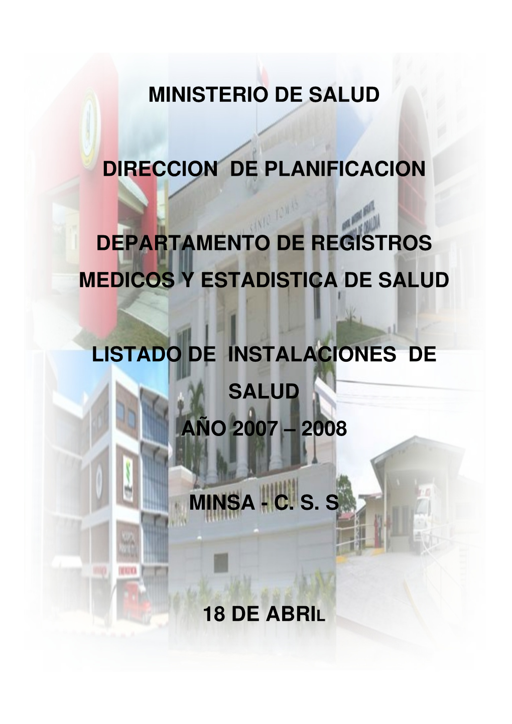 Ministerio De Salud Direccion De