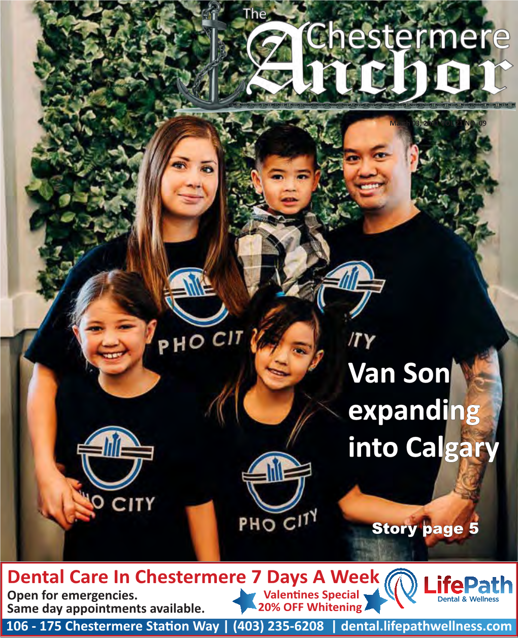 Van Son Expanding Into Calgary