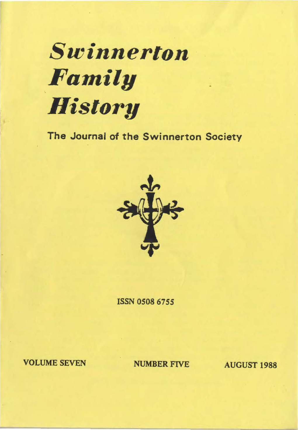 Swinnerton Family History