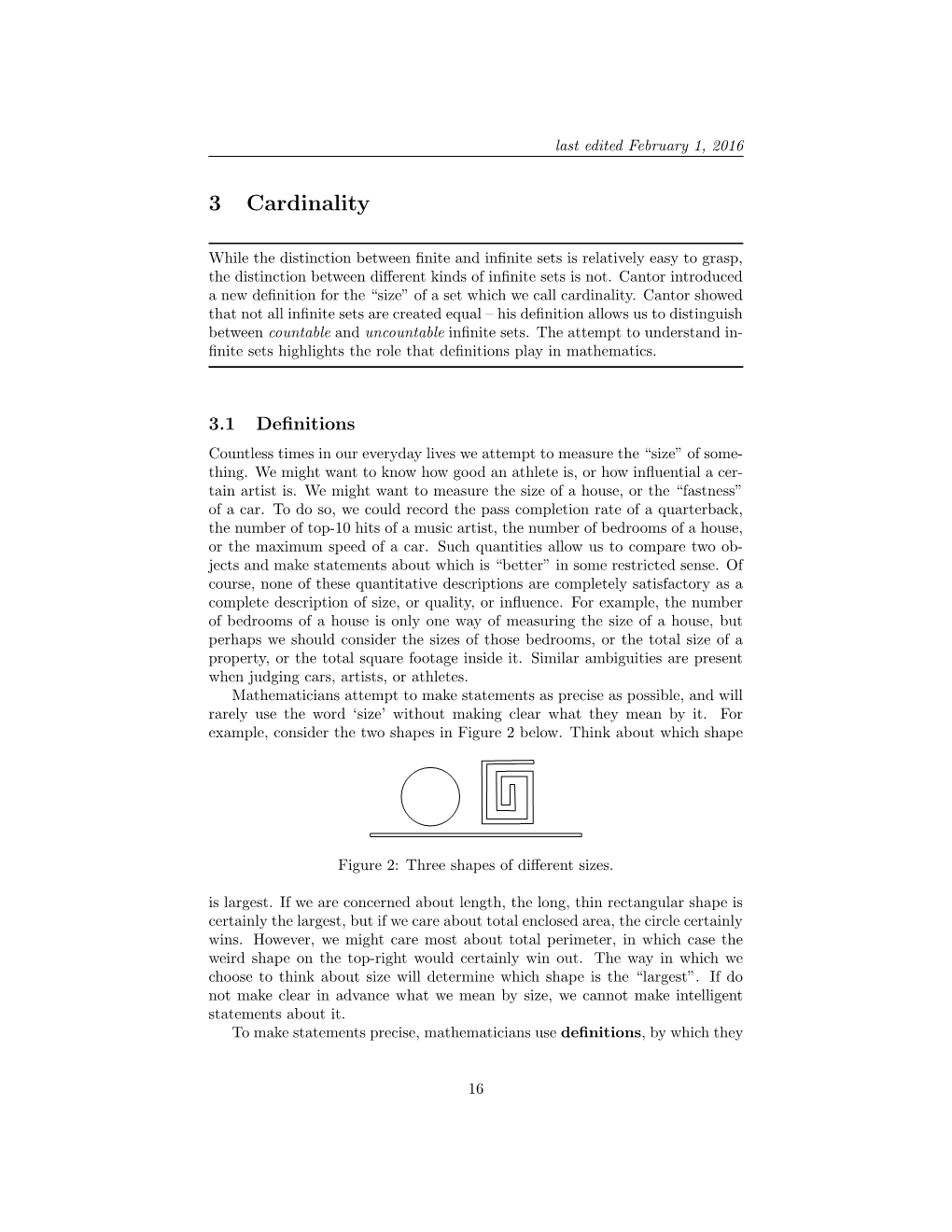 3 Cardinality