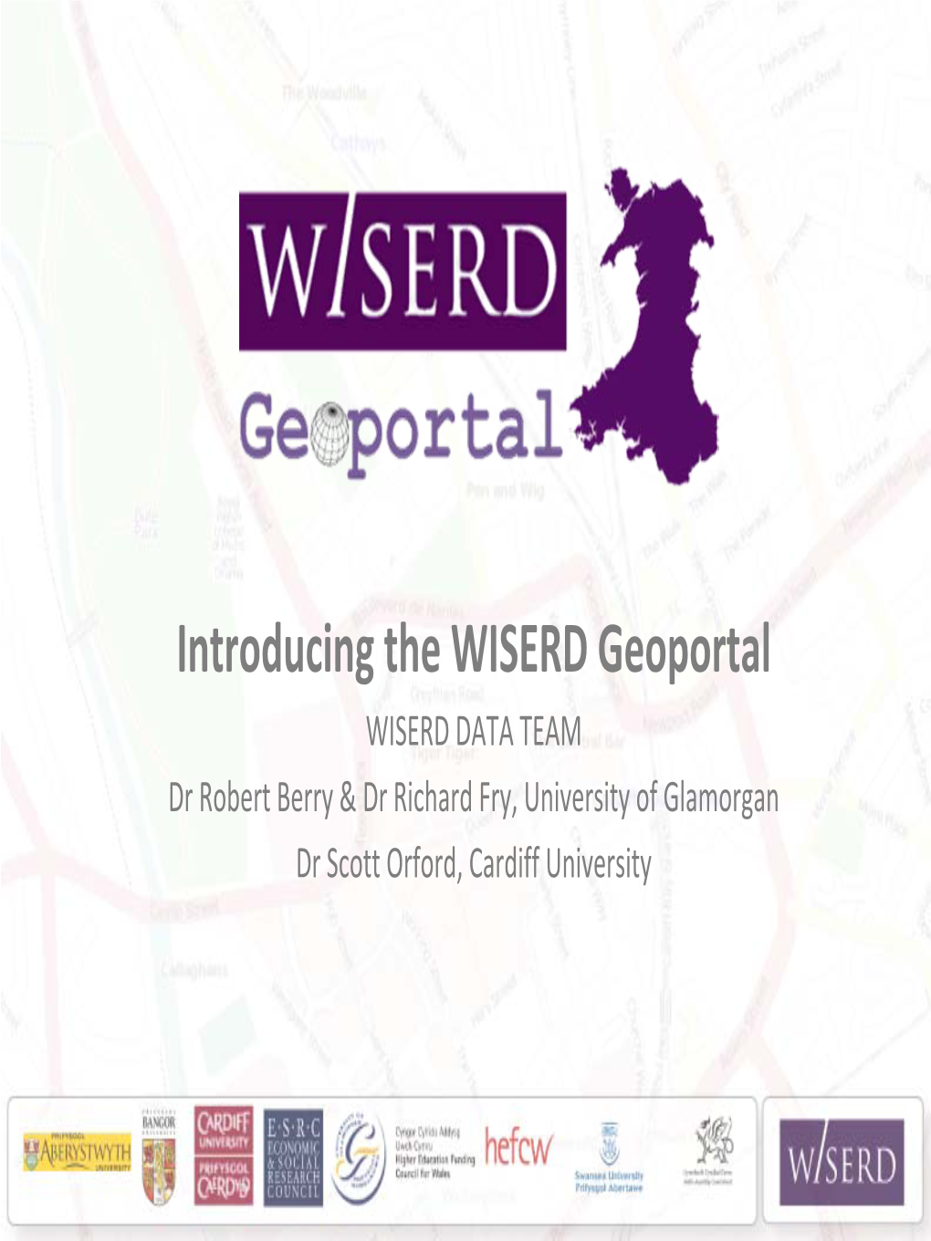 Introducing the WISERD Geoportal