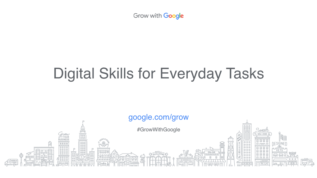 Digital Skills for Everyday Tasks