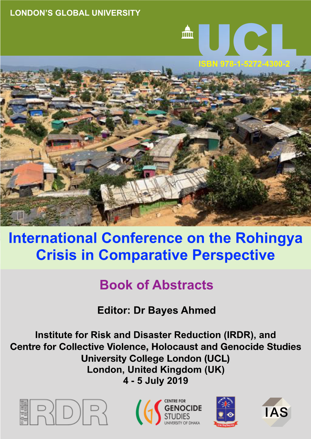 International Conference on the Rohingya Crisis in Comparative Perspective