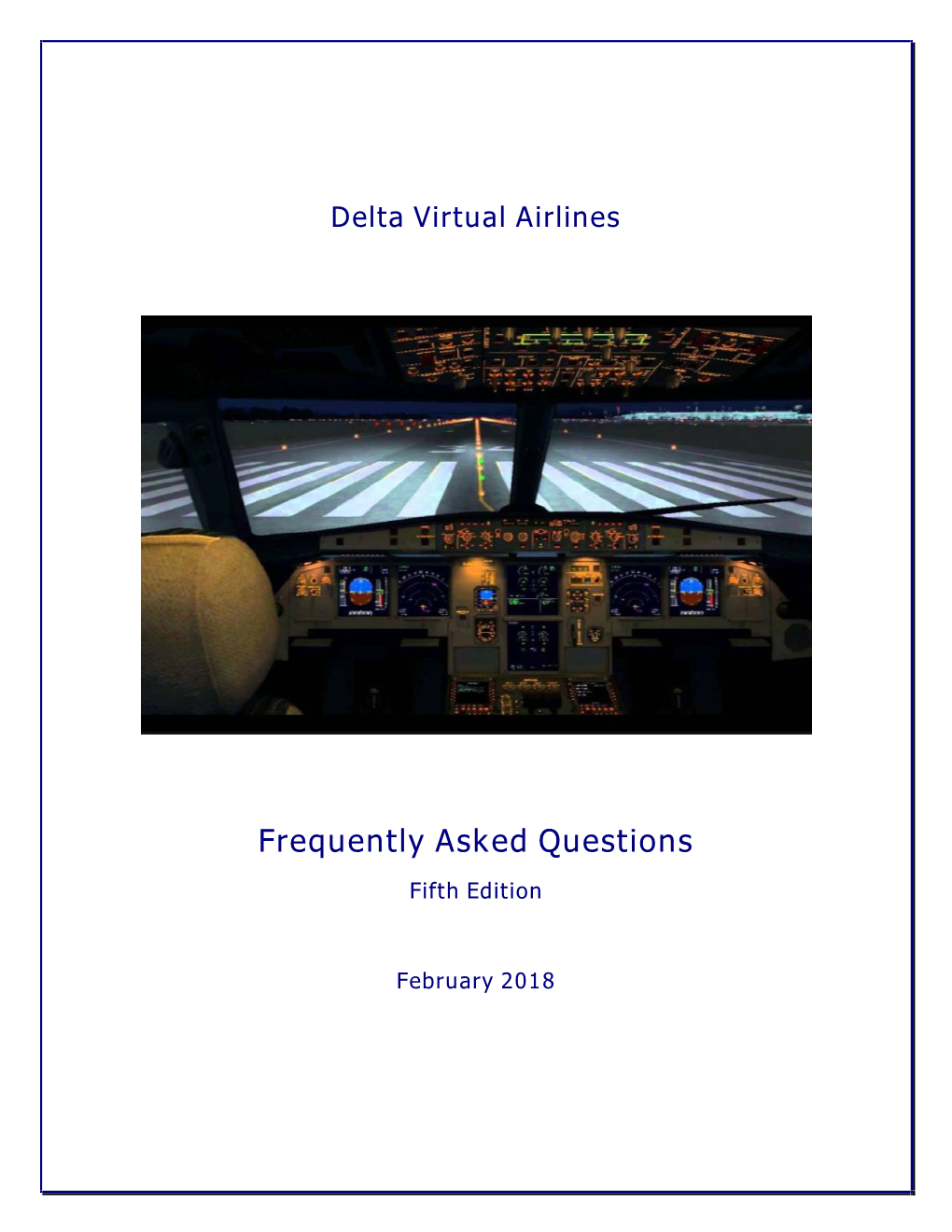 Delta Virtual Airlines Pilots' Manual