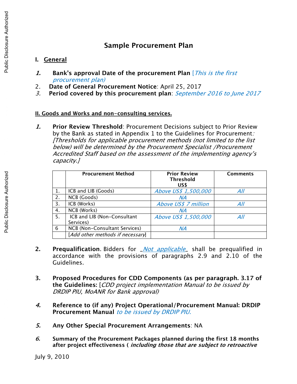 World Bank Document