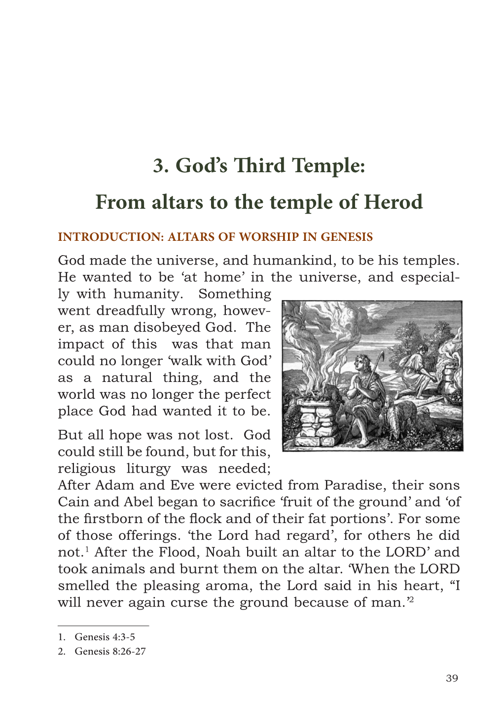 3. God's Third Temple: from Altars to the Temple of Herod
