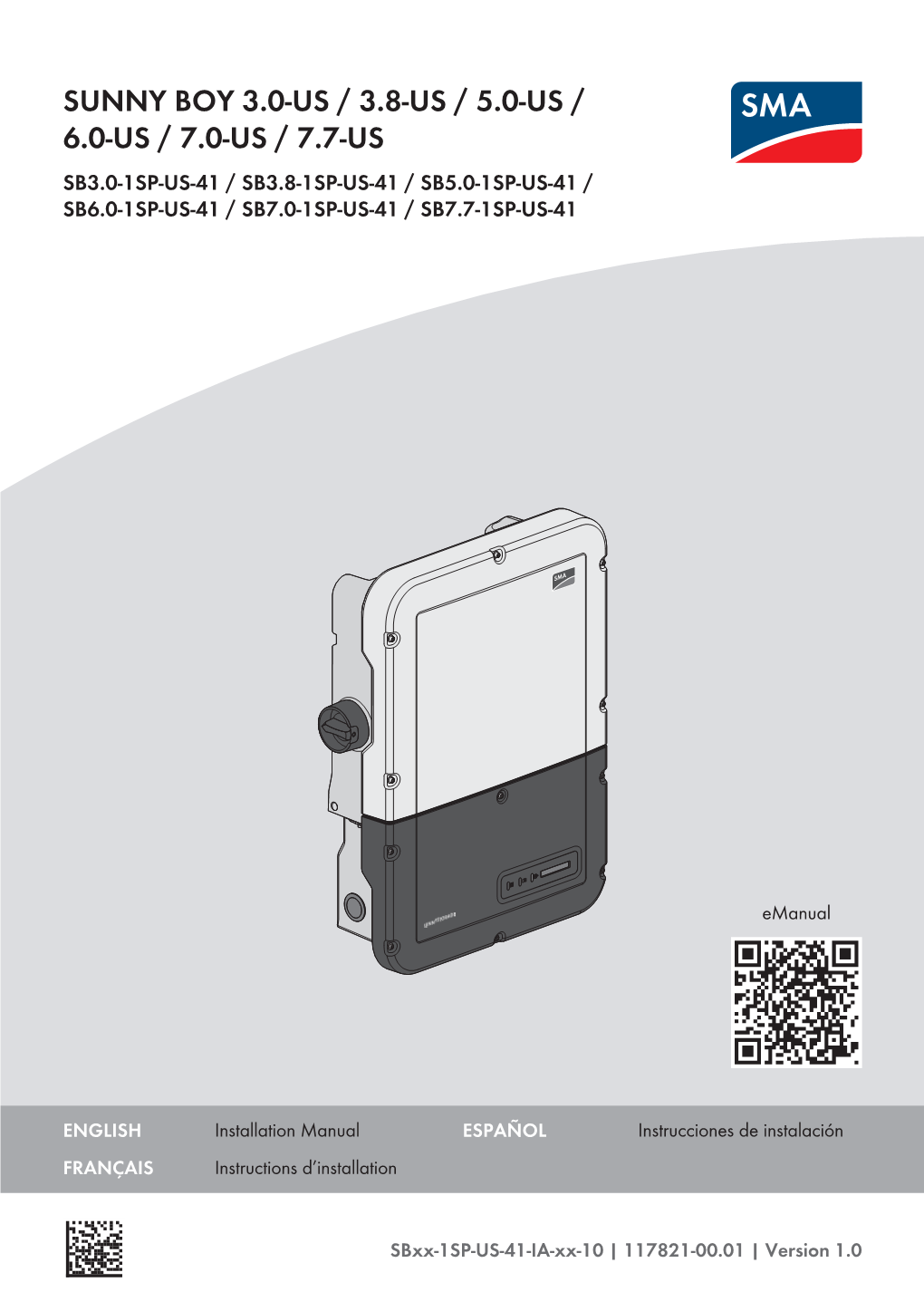 Installation Manual ESPAÑOL Instrucciones De Instalación FRANÇAIS Instructions D’Installation