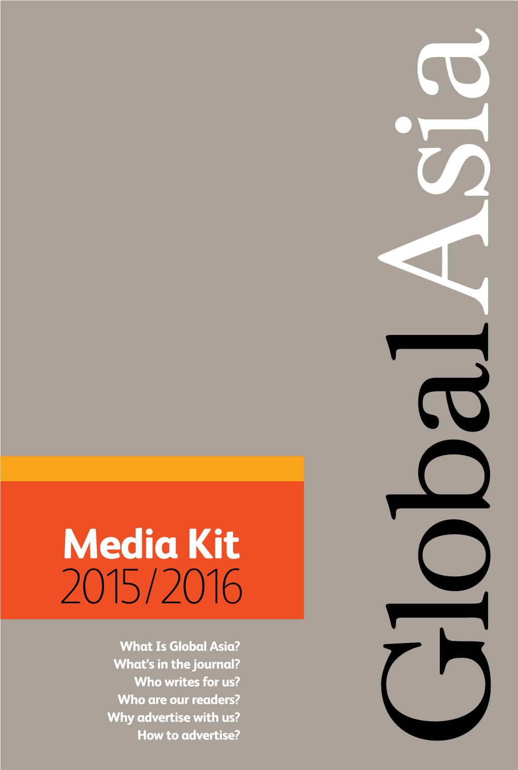 Media Kit 2 015 / 2 016