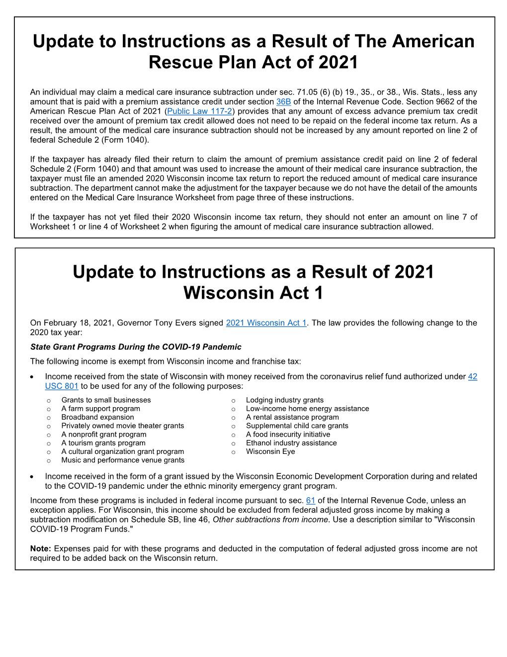 2020 I-0104 2020 Schedule SB Instructions