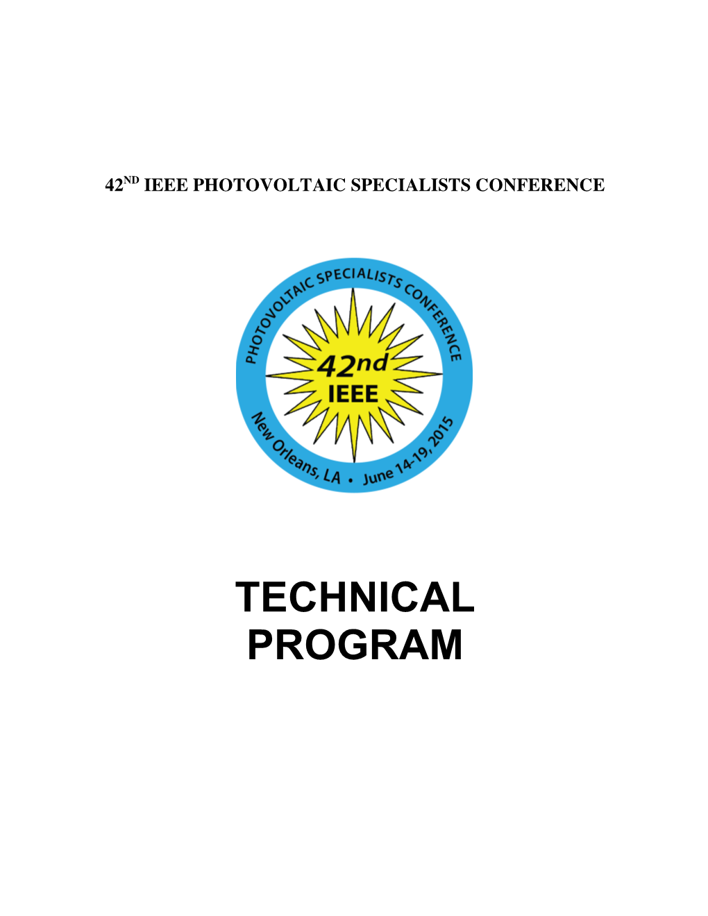 Technical Program Monday, June 15Th