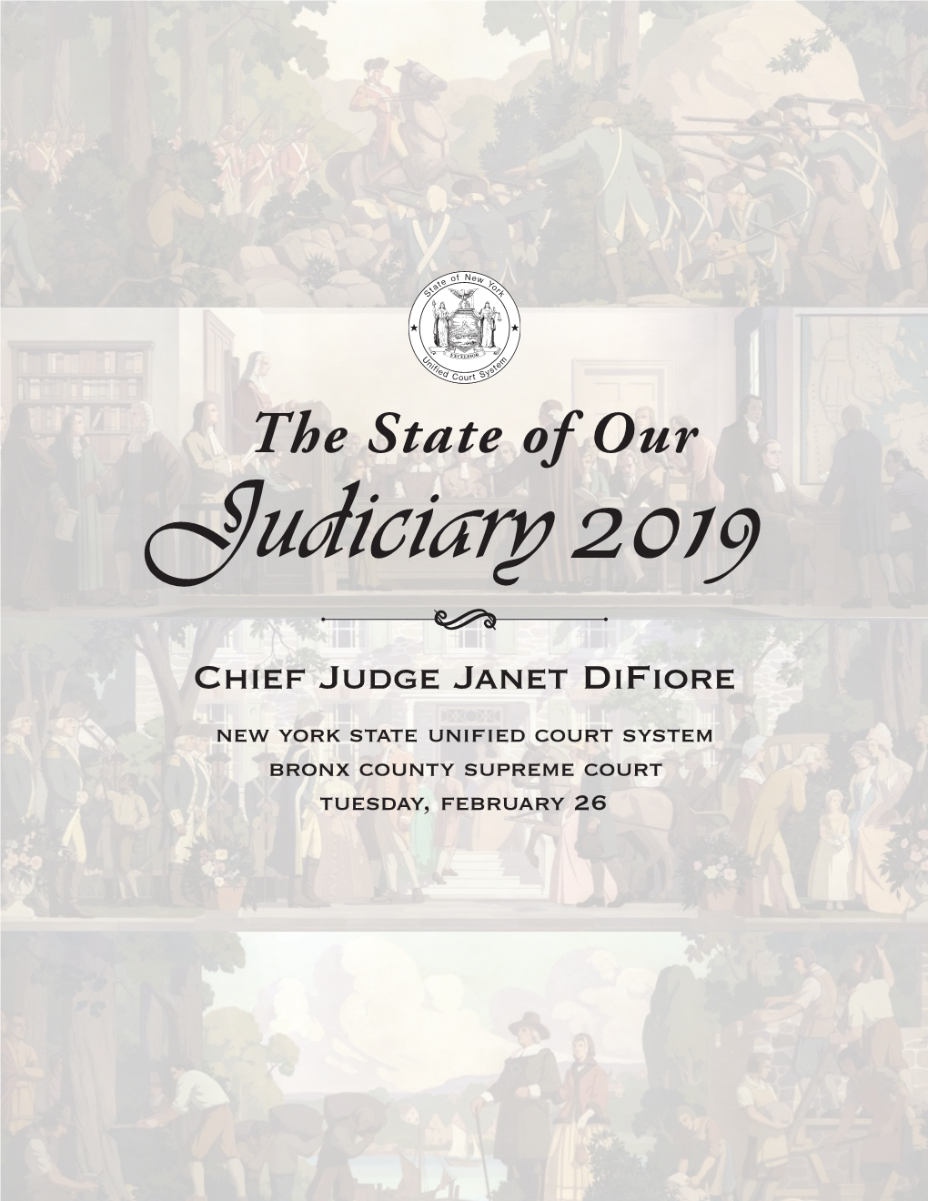 The State of Our Judiciary 2019