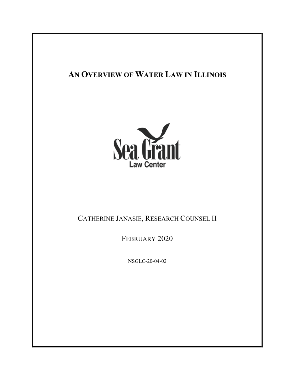 An Overview of Water Law in Illinois