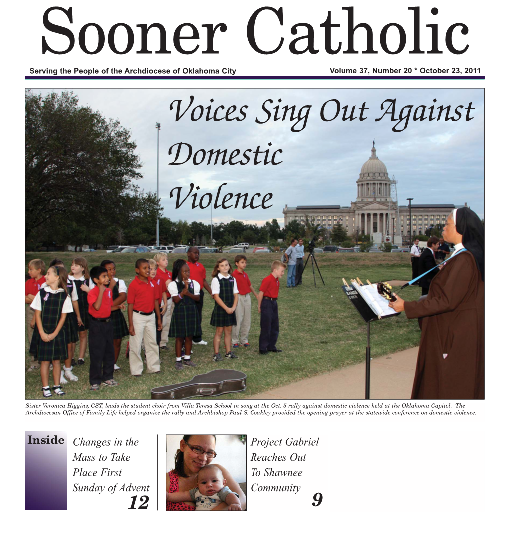 Voices Sing out Against Domestic Violence