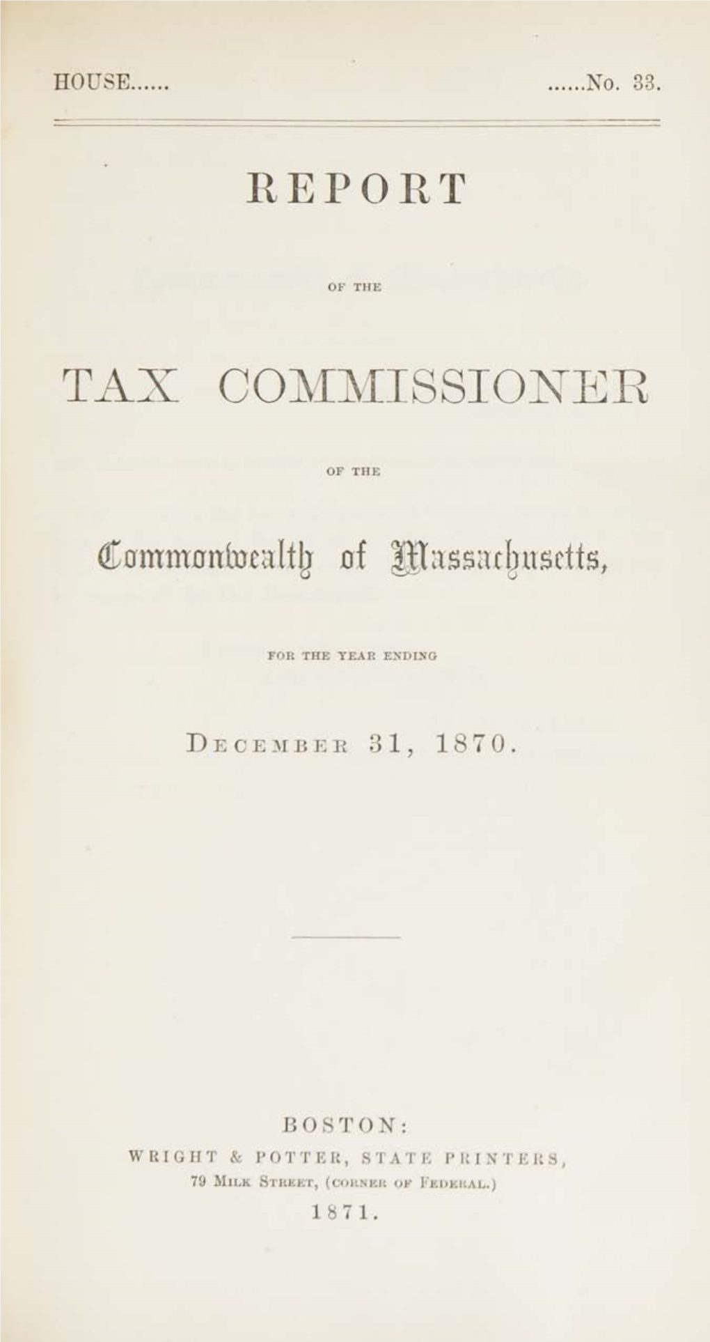 Tax Commissioner