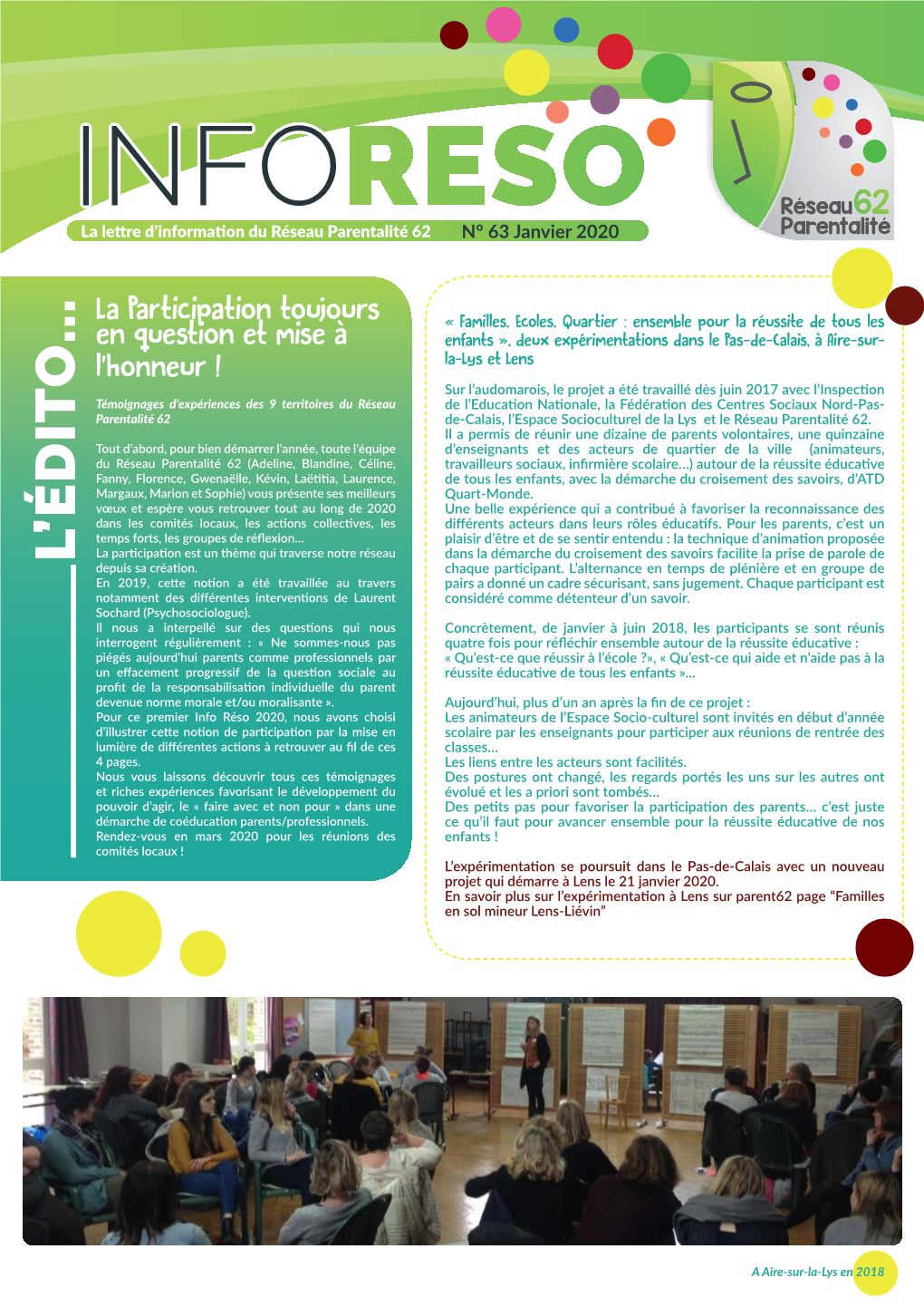 INFORESO N°63 – Janvier 2020