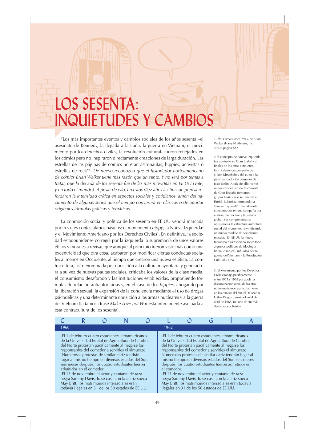 Los Sesenta: Inquietudes Y Cambios