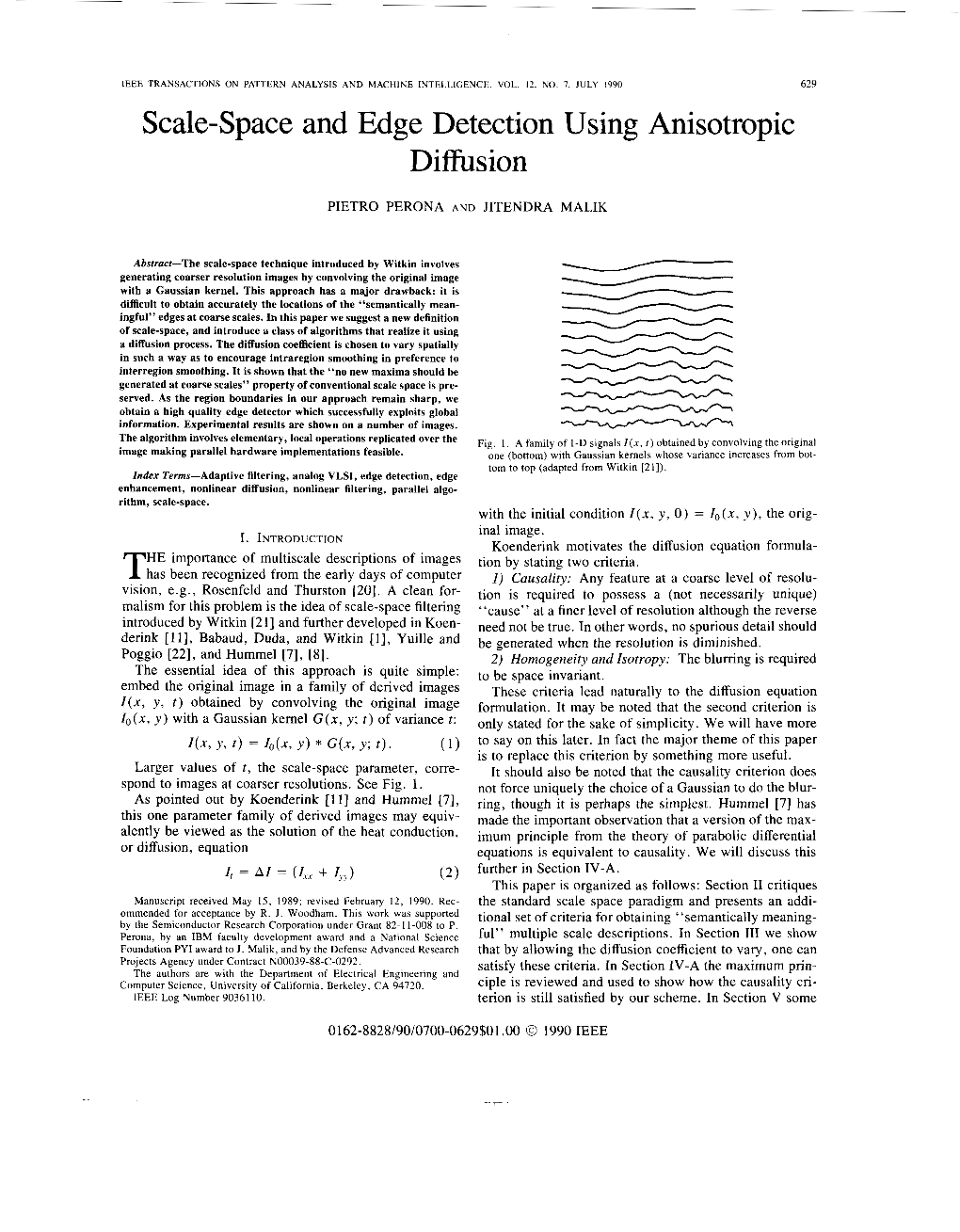 Scale-Space and Edge Detection Using Anisotropic Diffusion