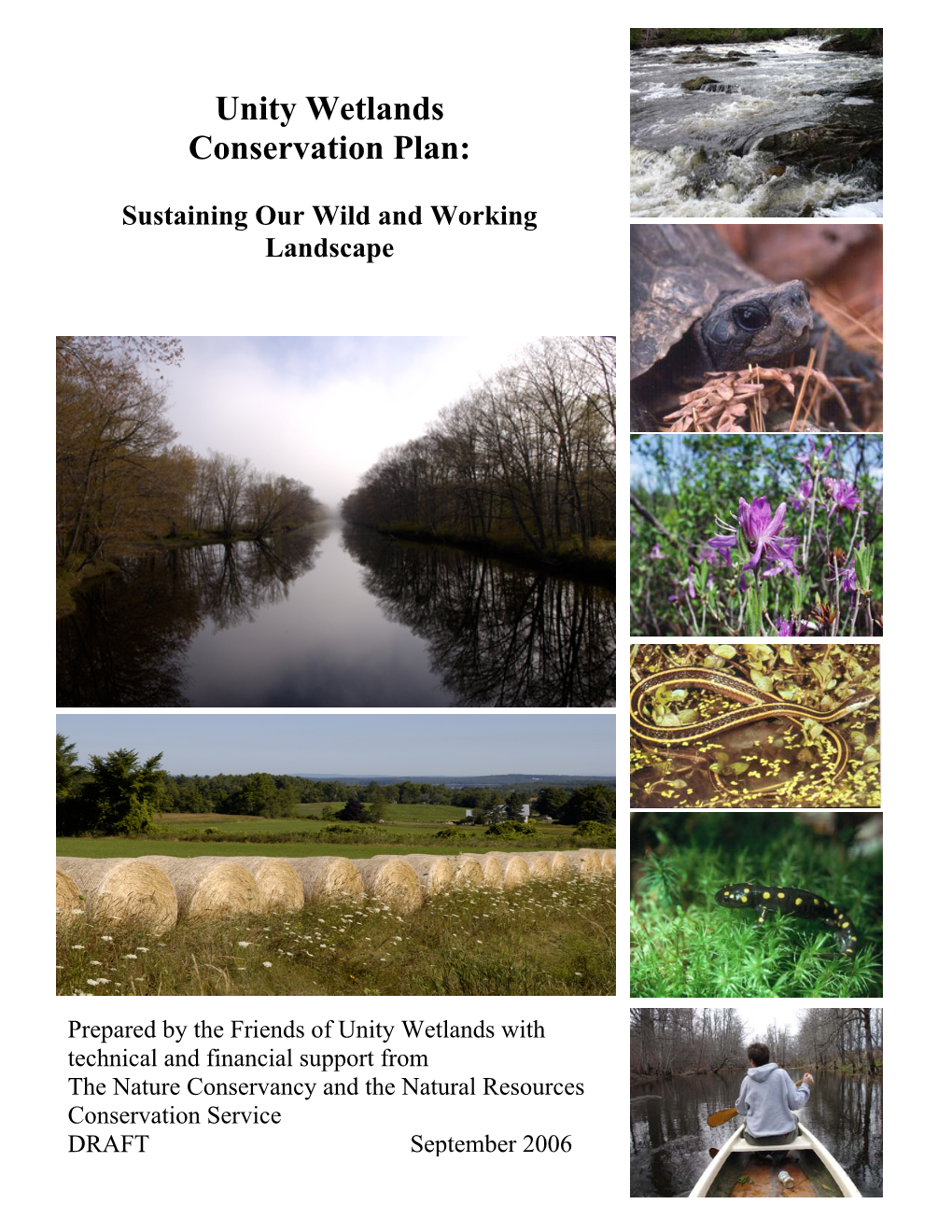 Unity Wetlands Conservation Plan