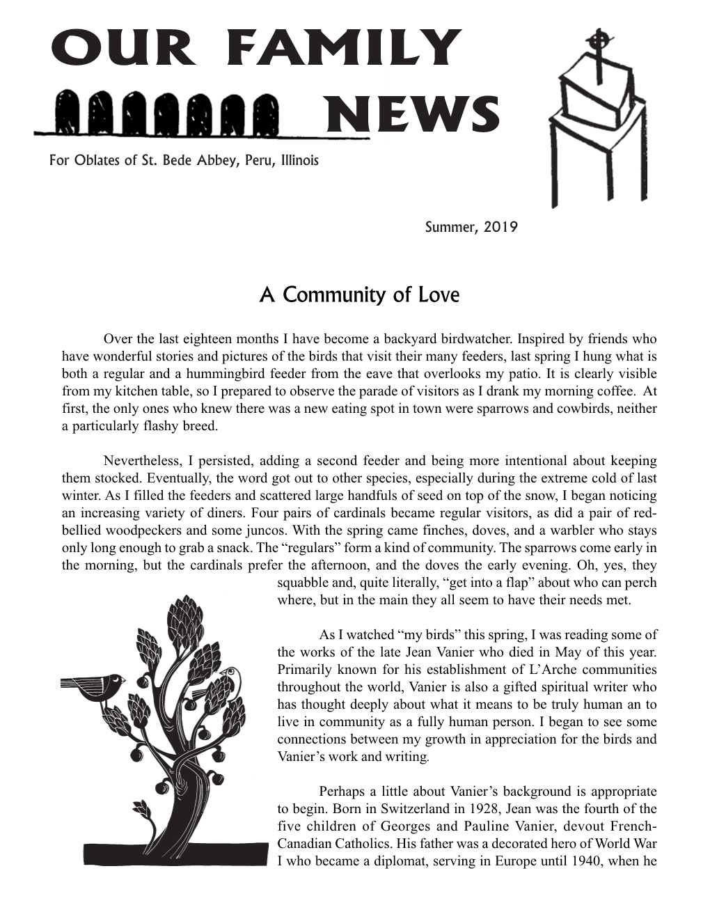 OUR FAMILY NEWS for Oblates of St