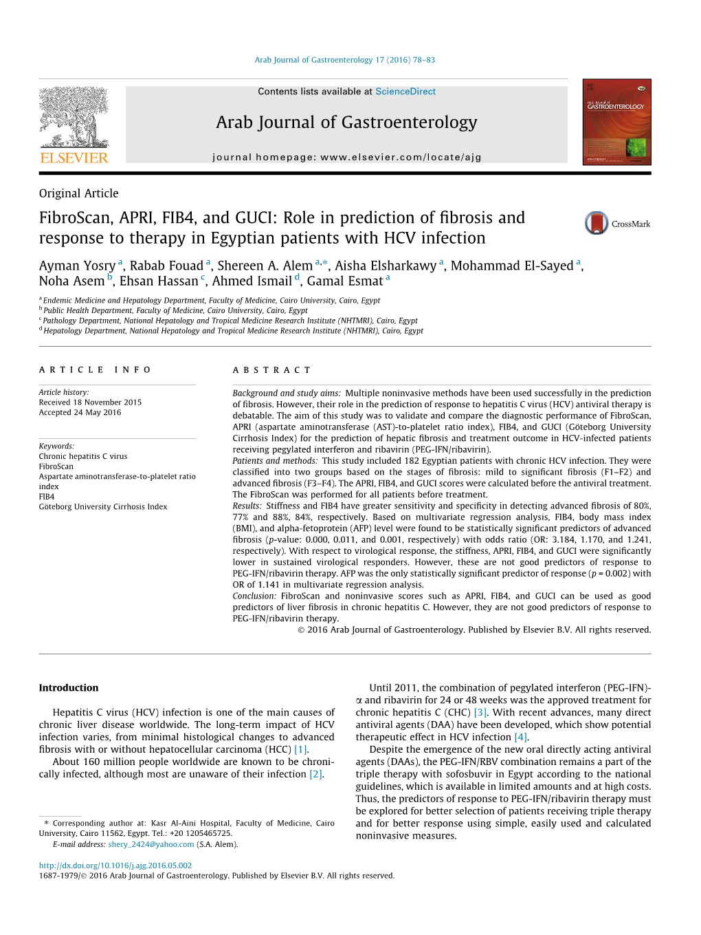 Fibroscan, APRI, FIB4, and GUCI